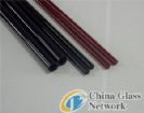 Black quartz glass tube